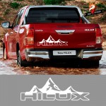 Vinyl Car Sticker Mountain Racing Door Tailgate Stripes Graphic for Toyota Hilux Revo Vigo Trunk Sticker